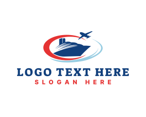 Getaway - Cruise Ship Getaway Airplane logo design