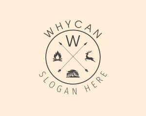 Nature - Camping Wilderness Hipster logo design