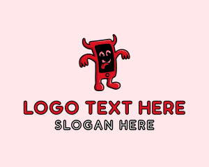 Scary Devil Phone Logo