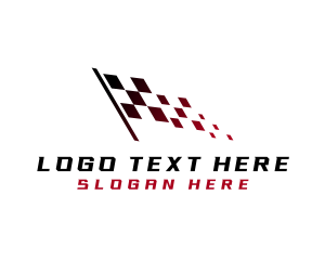 Mobile - Racing Flag Tournament logo design