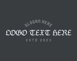 Recording Studio - Gothic Studio Brand logo design