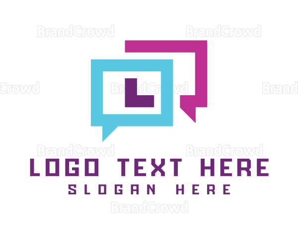 Creative Marketing Chatbot Logo