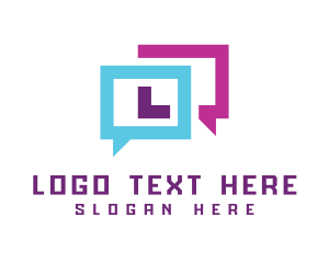 Cyber - Creative Marketing Chatbot logo design