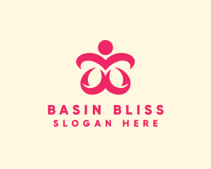 Floral Spa Wellness logo design