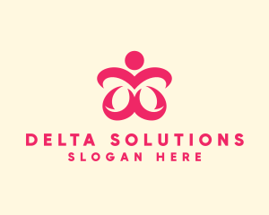 Floral Spa Wellness logo design