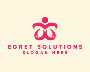 Floral Spa Wellness logo design