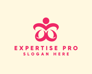 Floral Spa Wellness logo design