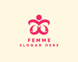 Floral Spa Wellness logo design