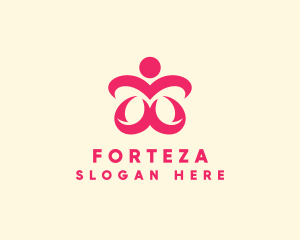 Floral Spa Wellness logo design