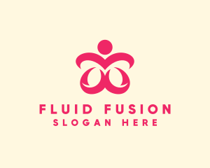 Floral Spa Wellness logo design