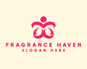 Floral Spa Wellness logo design