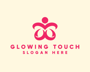 Floral Spa Wellness logo design