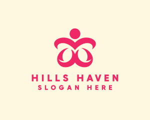 Floral Spa Wellness logo design