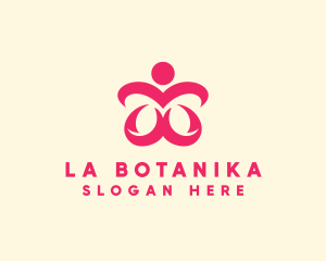 Floral Spa Wellness logo design