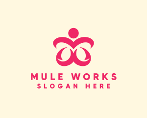 Floral Spa Wellness logo design