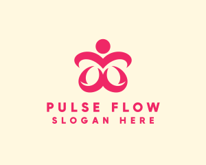 Floral Spa Wellness logo design