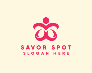 Floral Spa Wellness logo design