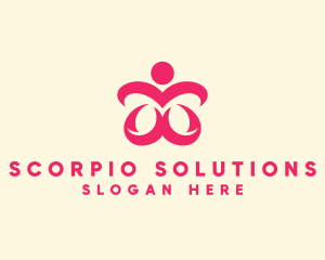 Floral Spa Wellness logo design