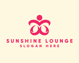 Floral Spa Wellness logo design