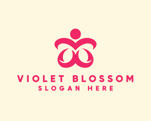 Floral Spa Wellness logo design