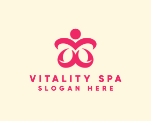 Wellness - Floral Spa Wellness logo design