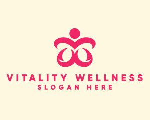 Wellness - Floral Spa Wellness logo design