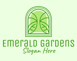 Garden Leaf Window logo design