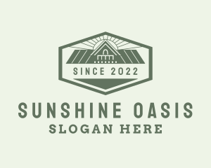 Sunshine House Roof  logo design