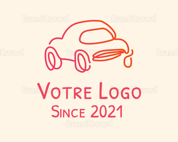 Monoline Car Dealer Logo
