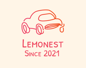 Autoshop - Monoline Car Dealer logo design
