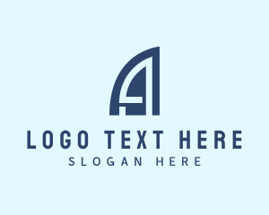 Financial - Industrial Company Construction logo design