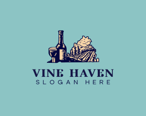 Virginia Wine Country logo design