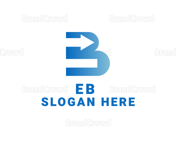 Arrow Letter B Company Logo