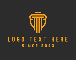 Lawyer - Modern Pillar Architecture logo design