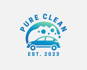 Water Splash Car Cleaning logo design