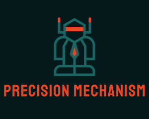 Mechanism - Cyborg Robot Toy logo design