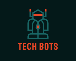 Robotic - Cyborg Robot Toy logo design