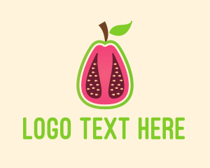 Dragon Fruit - Organic Fruit Market logo design