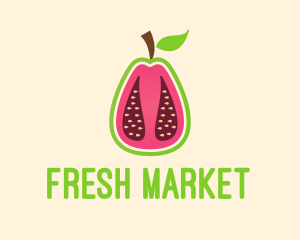 Organic Fruit Market  logo design