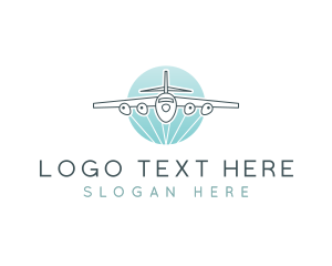 Navigation - Plane Jet Aerial logo design