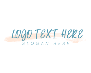 Watercolor - Watercolor Script Wordmark logo design