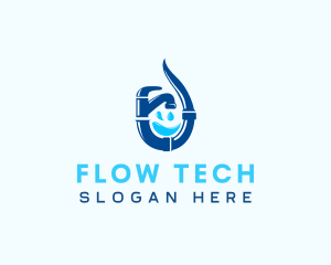 Pipe - Faucet Pipe Plumbing logo design