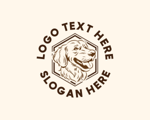 Dog Pet Portrait logo design