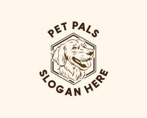 Dog Pet Portrait logo design