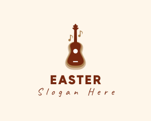 Acoustic Musical Guitar Logo