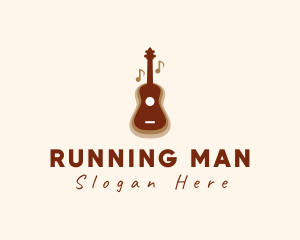 Recording Studio - Acoustic Musical Guitar logo design