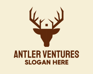 Reindeer Antler House  logo design