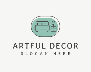 Bedroom House Decorator logo design