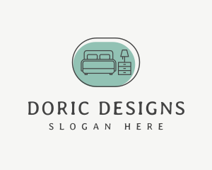 Bedroom House Decorator logo design