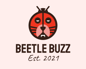 Beetle - Tiger Ladybug Mask logo design